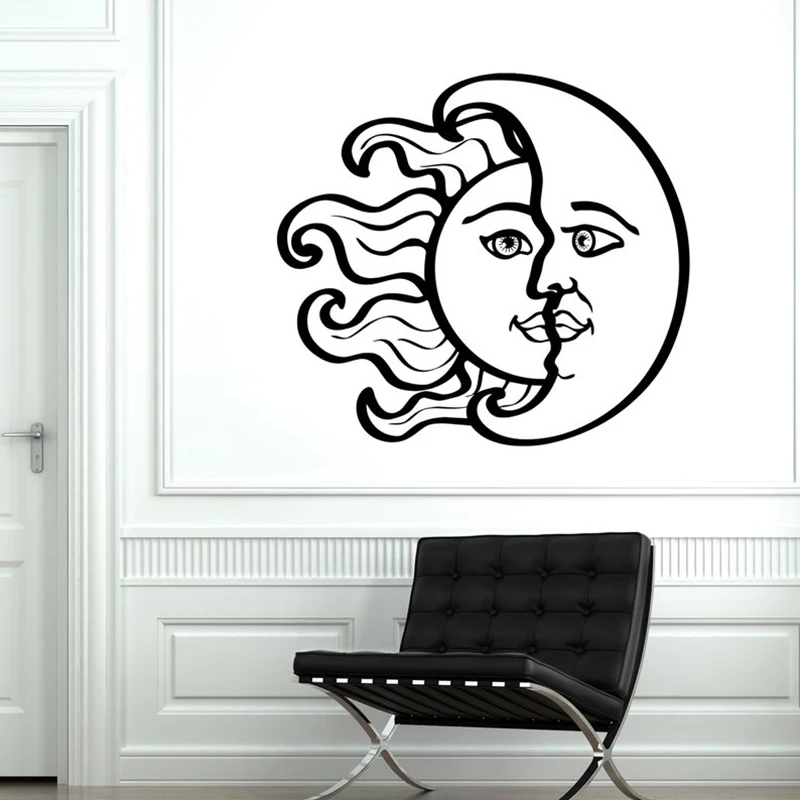 Виниловые Настенные волшебные наклейки Sun Moon для спальни Виниловые наклейки A4-048
Виниловые Настенные волшебные наклейки Sun Moon для спальни Виниловые наклейки A4-048