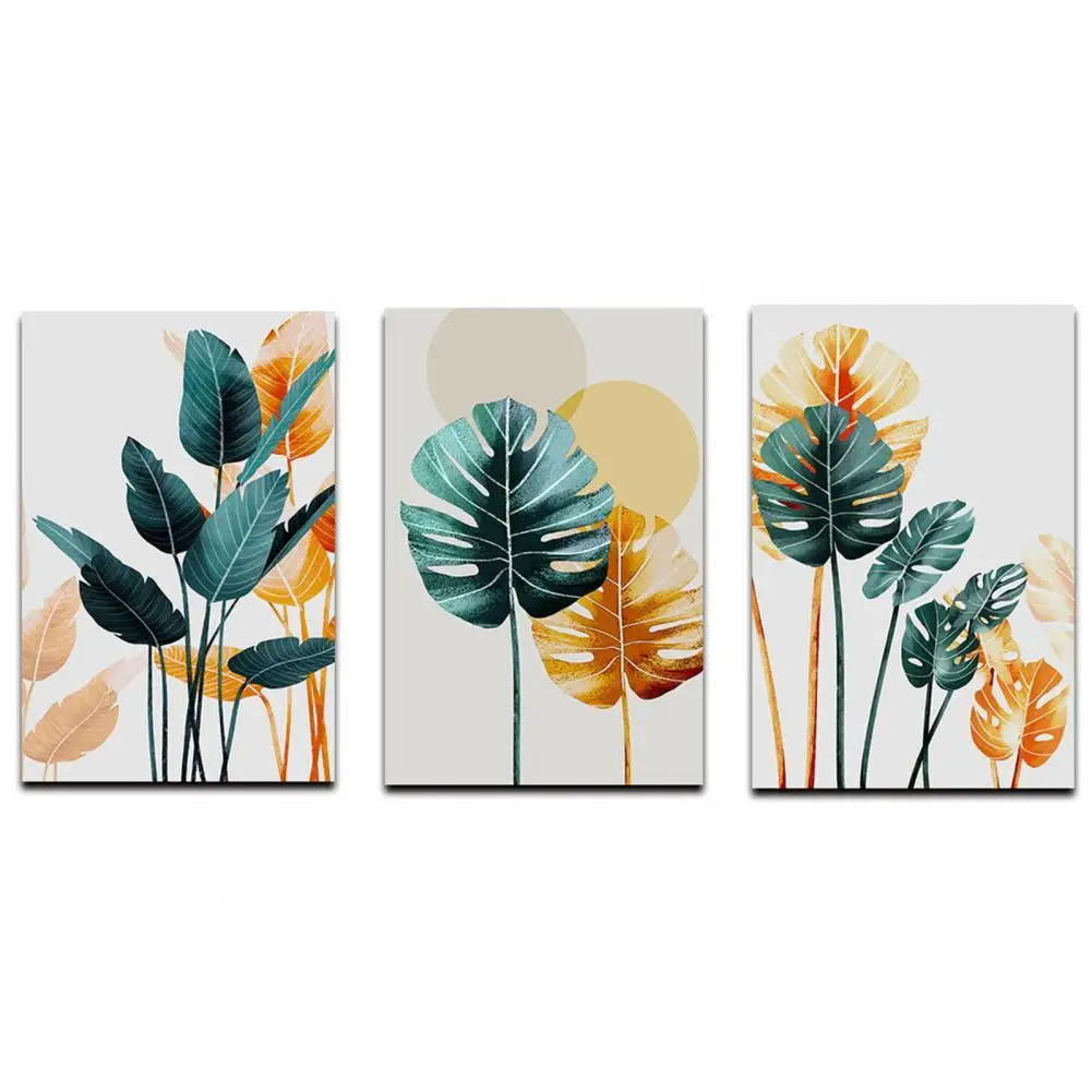 Nordic Style Golden Green Leaves Painting Decorative Picture Home Wall Ornament Living Room Unique Decoration No Frame
Nordic Style Golden Green Leaves Painting Decorative Picture Home Wall Ornament Living Room Unique Decoration No Frame