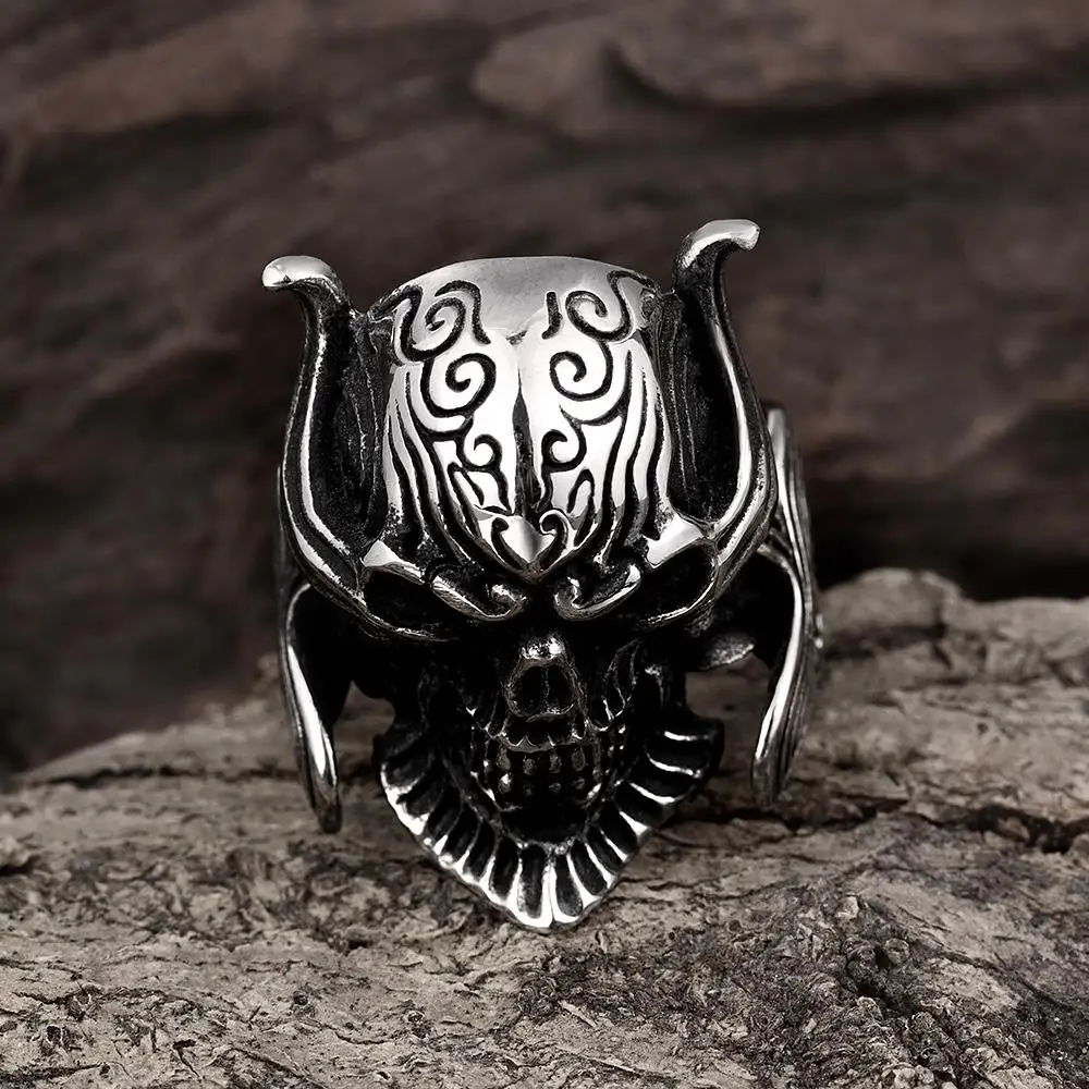 GOMAYA 316L Stainless Steel Skeleton Rings For Men And Women Black Fashion Punk Neo-Gothic Vintage Ring Party Fine Jewelry
GOMAYA 316L Stainless Steel Skeleton Rings For Men And Women Black Fashion Punk Neo-Gothic Vintage Ring Party Fine Jewelry