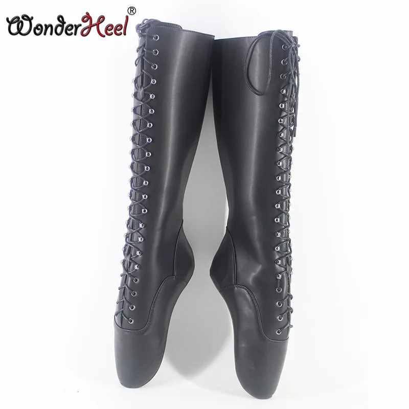 Хит продаж балетные сапоги до колена Wonderheel на очень высоком каблуке 18 см