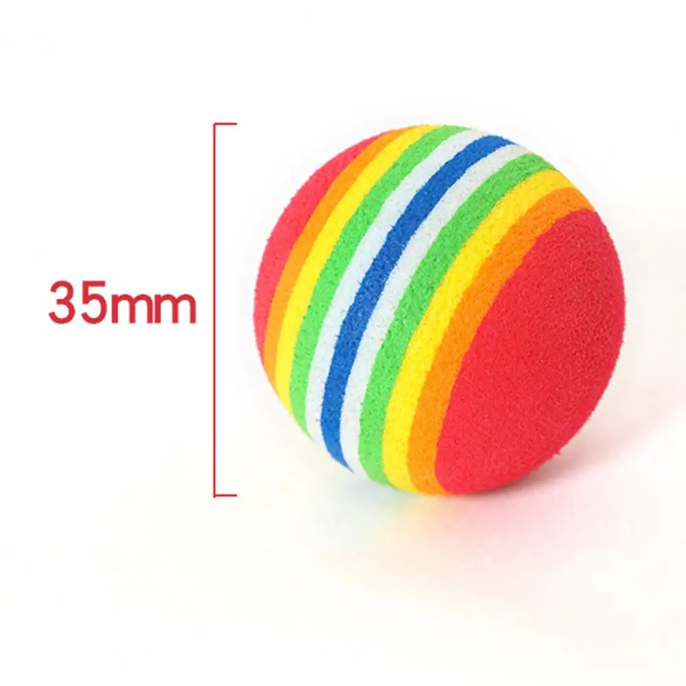1/5/10Pcs EVA Rainbow Stripes Pattern Foam Bouncy Ball Cat Toy Pet Supplies Colorful Teddy Educational And Entertainment Toys
1/5/10Pcs EVA Rainbow Stripes Pattern Foam Bouncy Ball Cat Toy Pet Supplies Colorful Teddy Educational And Entertainment Toys