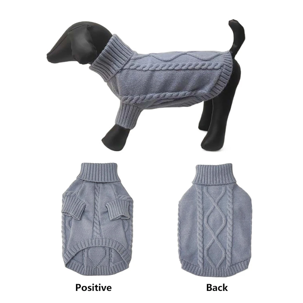 2021 Autumn And Winter New Pet Clothes Knitted Stretch Pet Sweater Dog Sweater Gray Xs--Xxl Code
2021 Autumn And Winter New Pet Clothes Knitted Stretch Pet Sweater Dog Sweater Gray Xs--Xxl Code