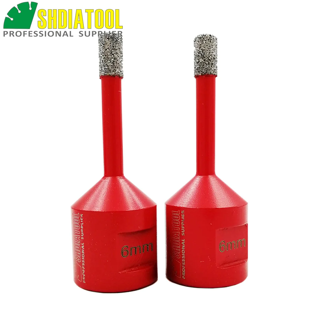SHDIATOOL 2pcs M14 6mm Vacuum Brazed diamond drilling bits dry drill bit for granite marble tile ceramic Hole saw
SHDIATOOL 2pcs M14 6mm Vacuum Brazed diamond drilling bits dry drill bit for granite marble tile ceramic Hole saw