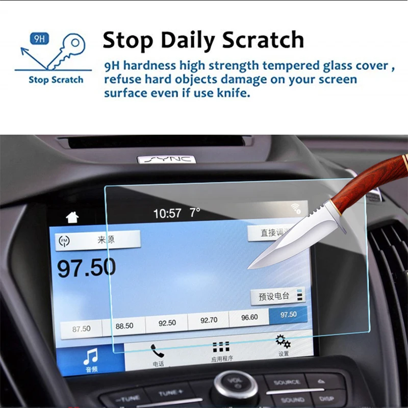 175x105mm for Ford Everest Tempered Glass Car Multimedia Radio Display Screen Protective Film Protective Sticker
175x105mm for Ford Everest Tempered Glass Car Multimedia Radio Display Screen Protective Film Protective Sticker
