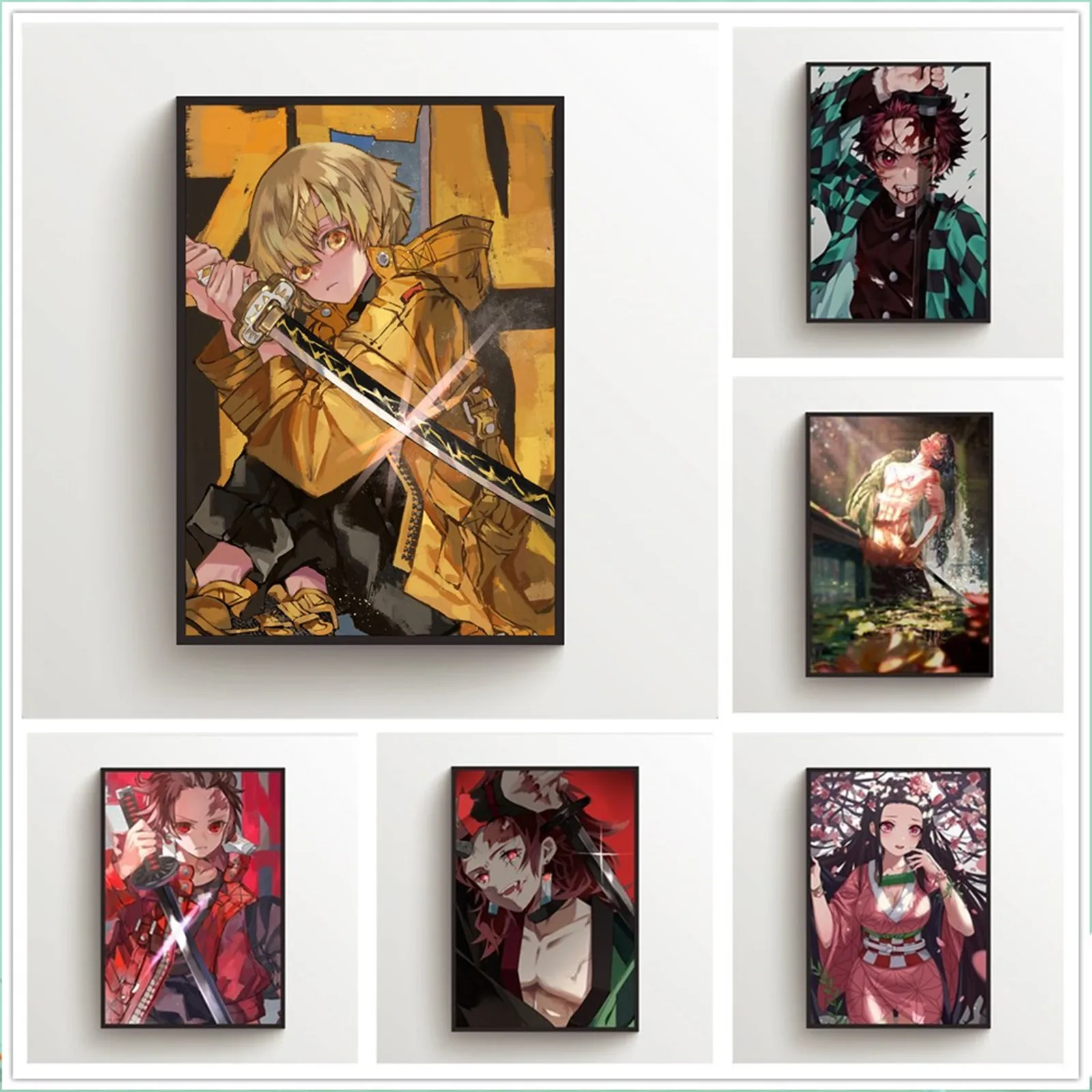 Kimetsu no Yaiba Tanjirou Zenitsu Polypropylene Poster Picture Bar Shop Door Wall Decor
Kimetsu no Yaiba Tanjirou Zenitsu Polypropylene Poster Picture Bar Shop Door Wall Decor