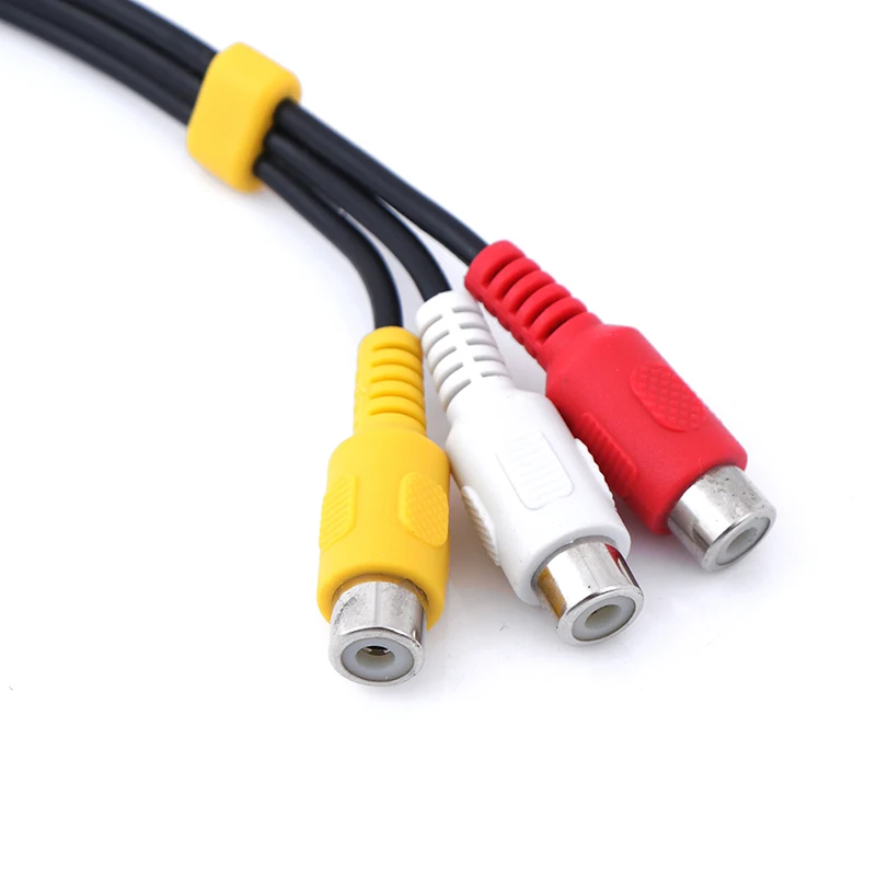 1pcs 3.5mm Aux Male Stereo To 3 RCA Female Audio Video AV Adapter Cable For High-Performance Video And Audio Playback
1pcs 3.5mm Aux Male Stereo To 3 RCA Female Audio Video AV Adapter Cable For High-Performance Video And Audio Playback