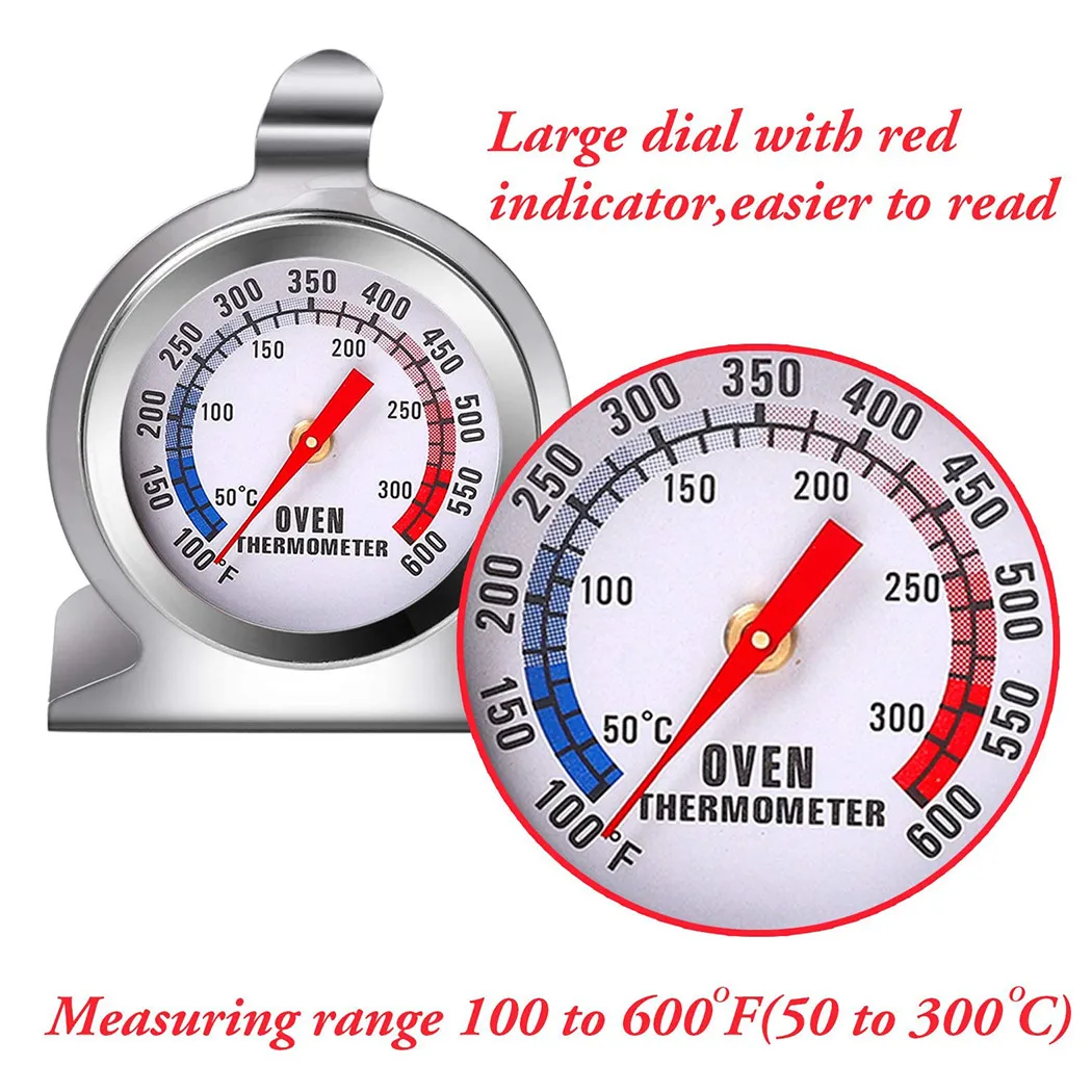 Stainless Steel Dial Oven Thermometer Monitoring Temperature Gauge For Kitchen Temperaure Sensor Meter
Stainless Steel Dial Oven Thermometer Monitoring Temperature Gauge For Kitchen Temperaure Sensor Meter