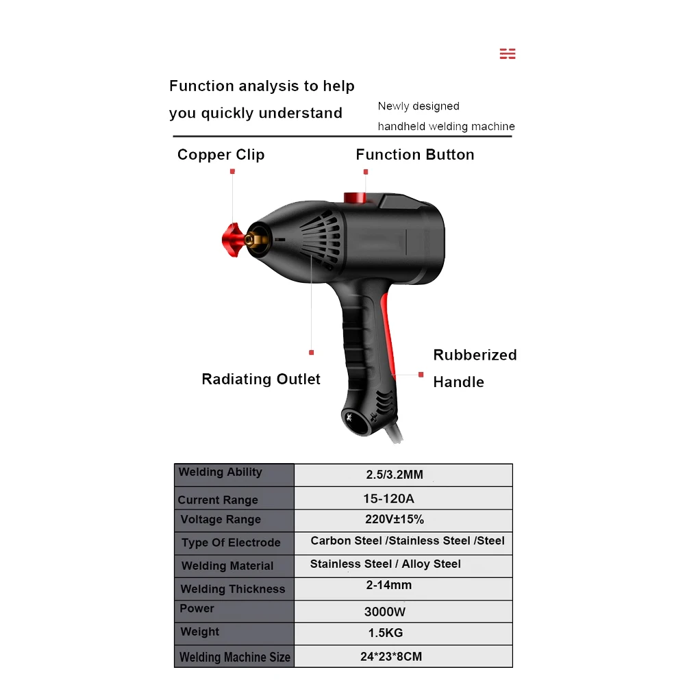 220V 4000W Welding Machine Automatic Digital Intelligent Handheld Welding Machine Intelligent One Button Adjusted Welding Tools
220V 4000W Welding Machine Automatic Digital Intelligent Handheld Welding Machine Intelligent One Button Adjusted Welding Tools