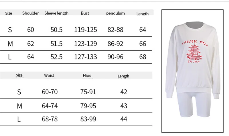 Long Sleeve Loose Letter Tops and Shorts 2 Piece Set Harajuku Women Home Wear Temperament Pajamas Autumn Tracksuit Pyjamas
Long Sleeve Loose Letter Tops and Shorts 2 Piece Set Harajuku Women Home Wear Temperament Pajamas Autumn Tracksuit Pyjamas