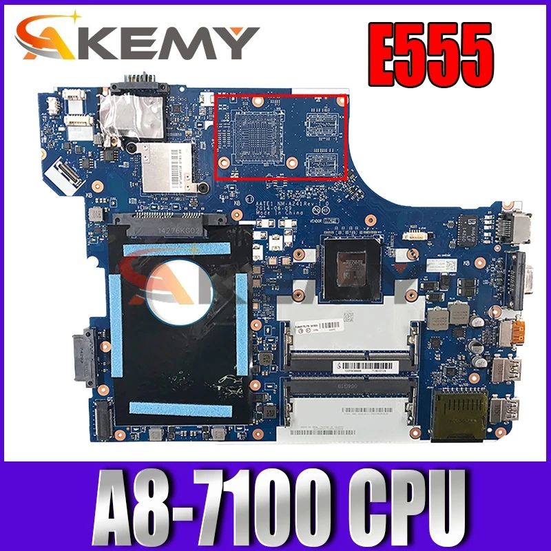 Akemy For Lenovo E555 Laptop Motherboard 04X5627 AATE1 NM-A241 MAIN BOARD A8-7100 CPU DDR3L
Akemy For Lenovo E555 Laptop Motherboard 04X5627 AATE1 NM-A241 MAIN BOARD A8-7100 CPU DDR3L
