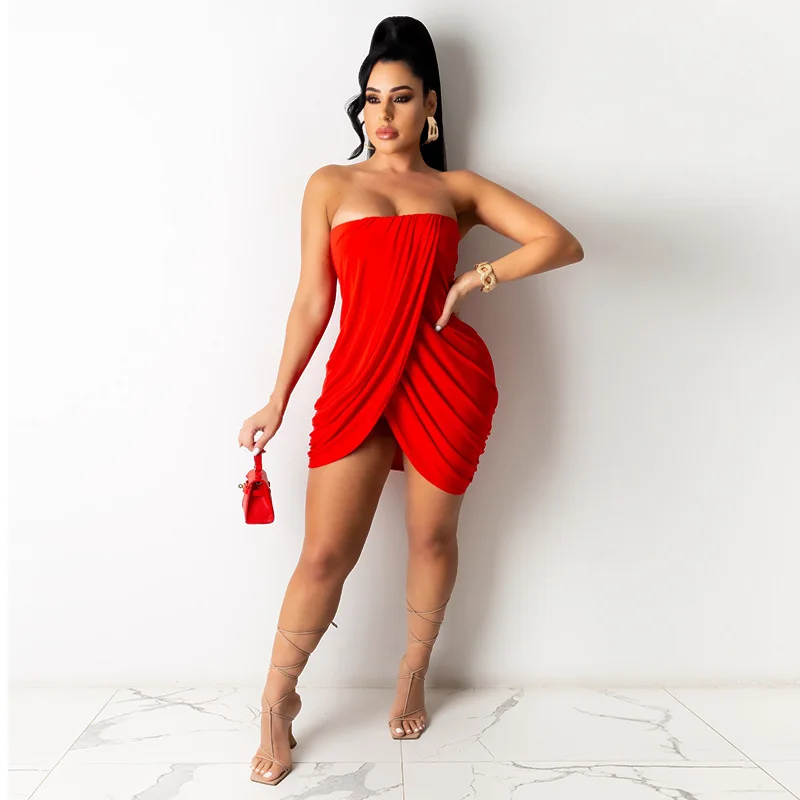 Adogirl Black Off Shoulder Glamorous Bodycon Mini Pleated Dress Women Summer Solid Sleeveless Sexy Club Party Fitted Short Dress
Adogirl Black Off Shoulder Glamorous Bodycon Mini Pleated Dress Women Summer Solid Sleeveless Sexy Club Party Fitted Short Dress