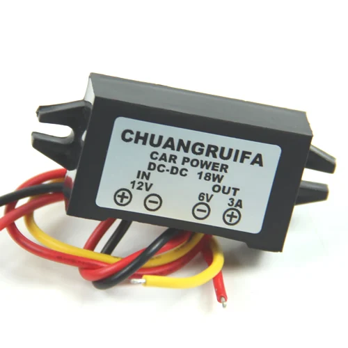 Waterproof Converter 12V Step Down To 6V 18W Max 3A DC/DC Power Supply New Dropshipping
Waterproof Converter 12V Step Down To 6V 18W Max 3A DC/DC Power Supply New Dropshipping