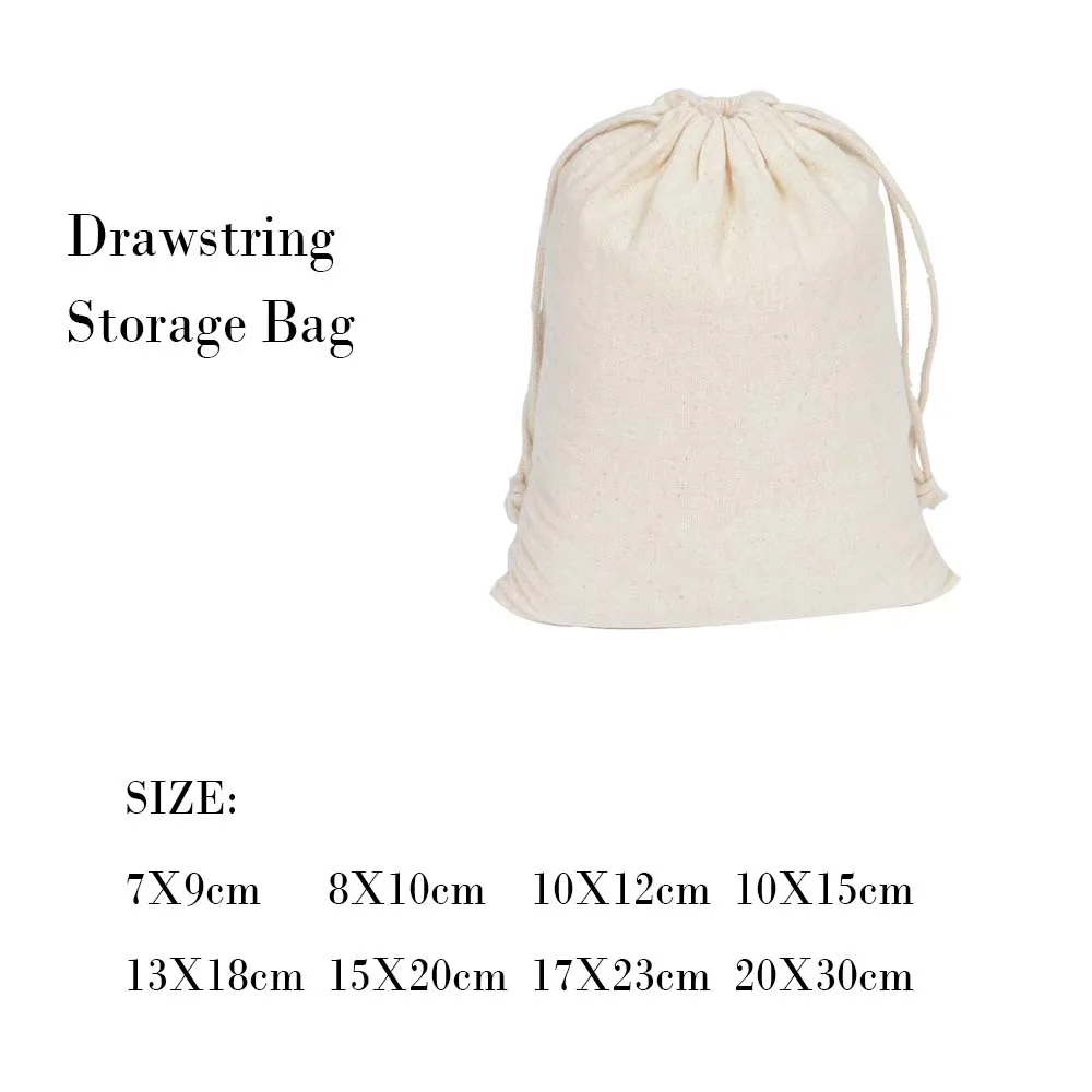 Cotton Fabric Drawstring Storage Bag Cloth Drawstring Kids Toy Gift Candy Jewelry clothes organizer Travel luggage organizer
Cotton Fabric Drawstring Storage Bag Cloth Drawstring Kids Toy Gift Candy Jewelry clothes organizer Travel luggage organizer