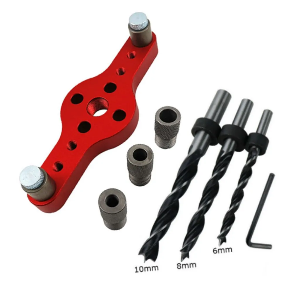 Vertical Pocket Hole Jig Woodworking 6/8/10mm Drilling Locator Wood Dowelling Self Centering Guide Kit Hole Puncher Woodworking
Vertical Pocket Hole Jig Woodworking 6/8/10mm Drilling Locator Wood Dowelling Self Centering Guide Kit Hole Puncher Woodworking