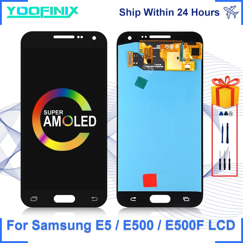 Super AMOLED For Samsung Galaxy E5 Display Touch Screen Digitizer Replacement Parts For E5 Duos E500F E500H E500 LCD Display
Super AMOLED For Samsung Galaxy E5 Display Touch Screen Digitizer Replacement Parts For E5 Duos E500F E500H E500 LCD Display