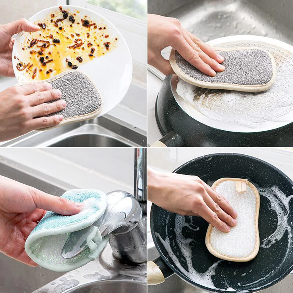 Double Sided Kitchen Cleaning Magic Sponge Kitchen Cleaning Sponge Scrubber Sponges For Dishwashing Bathroom Accessories
Double Sided Kitchen Cleaning Magic Sponge Kitchen Cleaning Sponge Scrubber Sponges For Dishwashing Bathroom Accessories