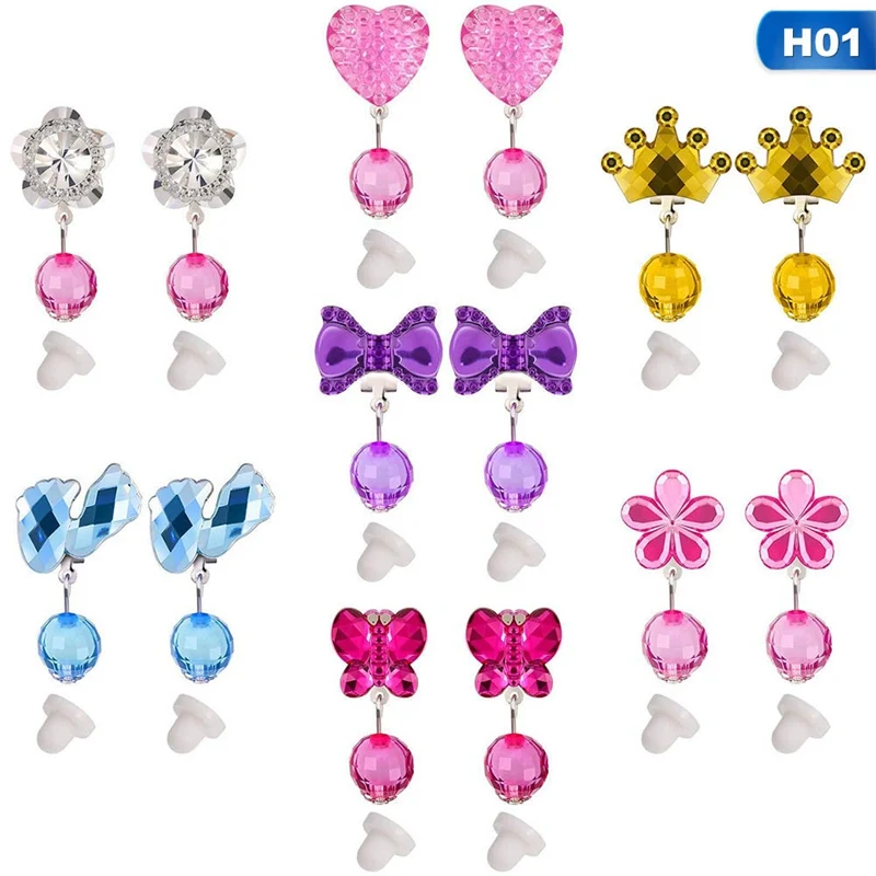 7 Pairs/box Girls Ear Clips Earrings Cute Lovely Earrings Child Kids Jewelry Korean Style Trendy Ear Cuff Earring Fashion Gifts
7 Pairs/box Girls Ear Clips Earrings Cute Lovely Earrings Child Kids Jewelry Korean Style Trendy Ear Cuff Earring Fashion Gifts