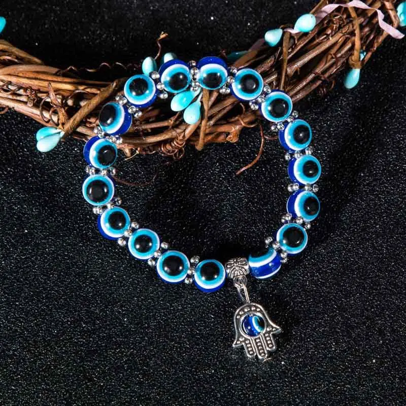 2021 Retro Blue Eye Bracelet evil eye Beaded Bracelet