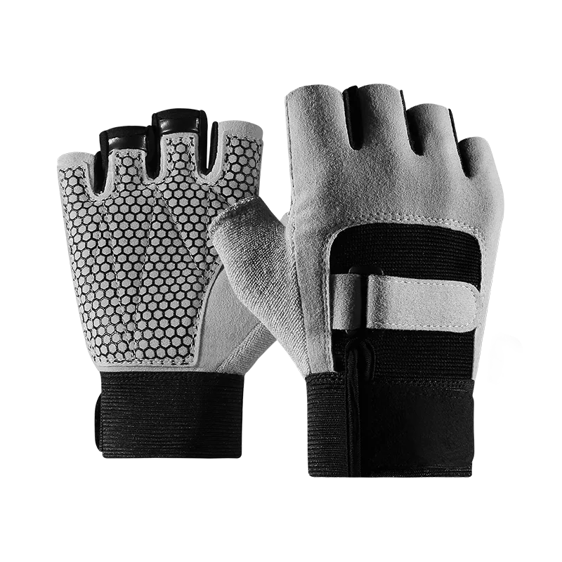 1 pair of gym weightlifting equipment sports gloves men and women outdoor cycling training half-finger non-slip palm protector
1 pair of gym weightlifting equipment sports gloves men and women outdoor cycling training half-finger non-slip palm protector