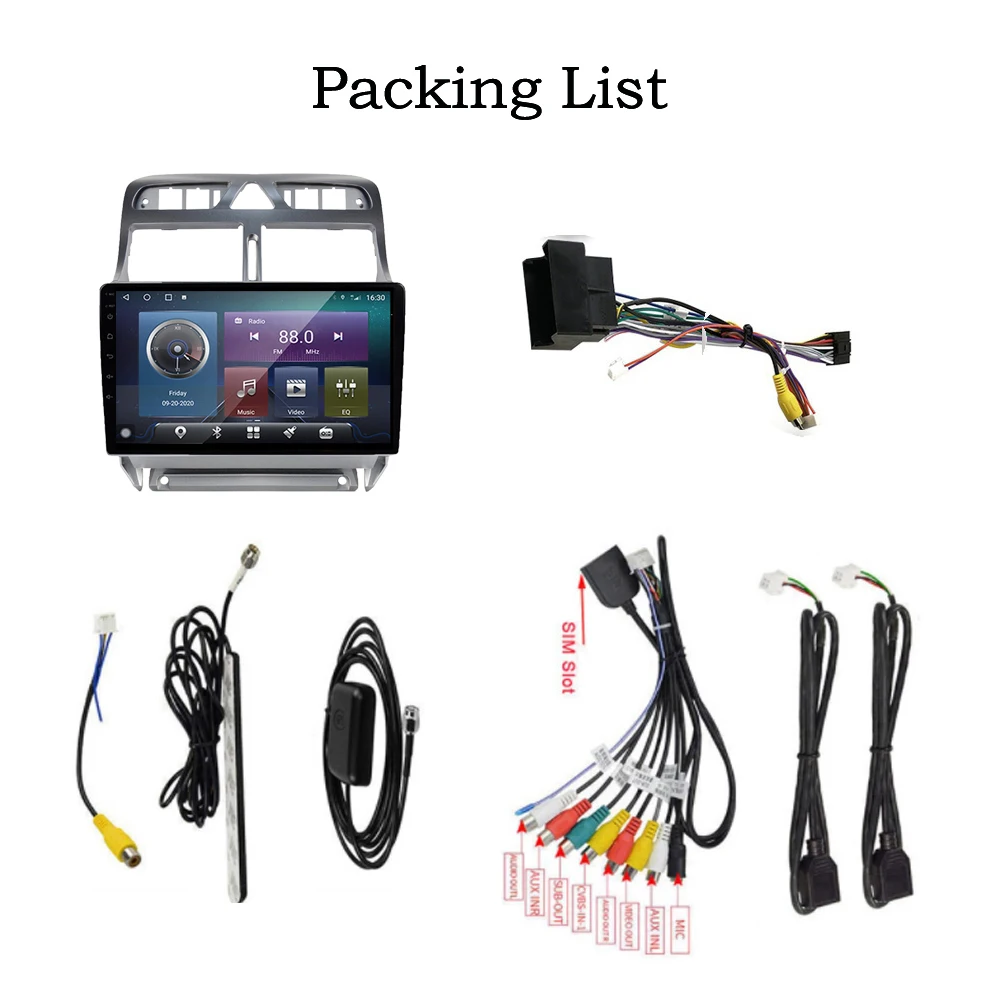 QNavi 6GB+128GB Android 10.0 Car Radio For Peugeot 307 307CC 307SW 2002-2013 WIFI 4G FM AM RDS DSP Mirror Link Carplay Bluetooth
QNavi 6GB+128GB Android 10.0 Car Radio For Peugeot 307 307CC 307SW 2002-2013 WIFI 4G FM AM RDS DSP Mirror Link Carplay Bluetooth