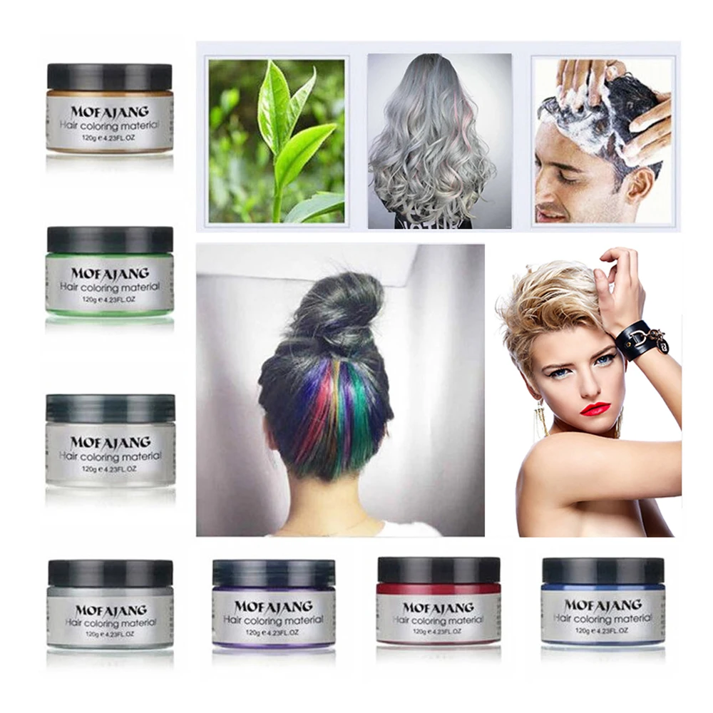 Mofajang Color Hair Wax Dye Styling Pomade Silver Grandma Grey Disposable Natural Hair Strong Gel Cream Hair Dye for Women Men
Mofajang Color Hair Wax Dye Styling Pomade Silver Grandma Grey Disposable Natural Hair Strong Gel Cream Hair Dye for Women Men