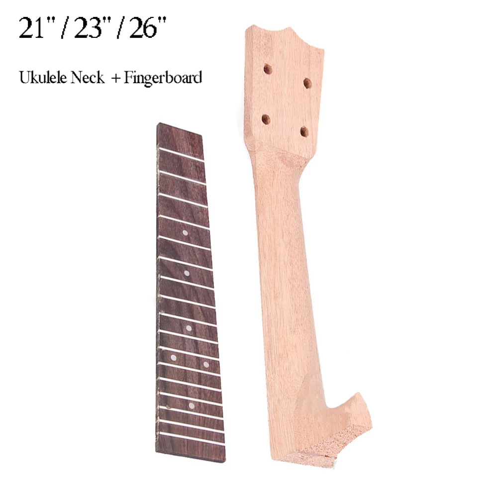 21" / 23" / 26" Ukulele Neck Body Okoume Wood High Quality+ Rosewood Fingerboard DIY For Soprano Concert Tenor Uke Accessories
21" / 23" / 26" Ukulele Neck Body Okoume Wood High Quality+ Rosewood Fingerboard DIY For Soprano Concert Tenor Uke Accessories