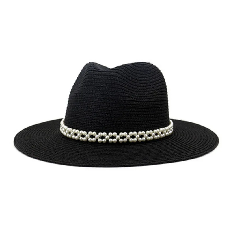 straw hats men women pearl band wide brim outdoor beach women hats solid summer spring foldable casual elegant luxury sun hats
straw hats men women pearl band wide brim outdoor beach women hats solid summer spring foldable casual elegant luxury sun hats