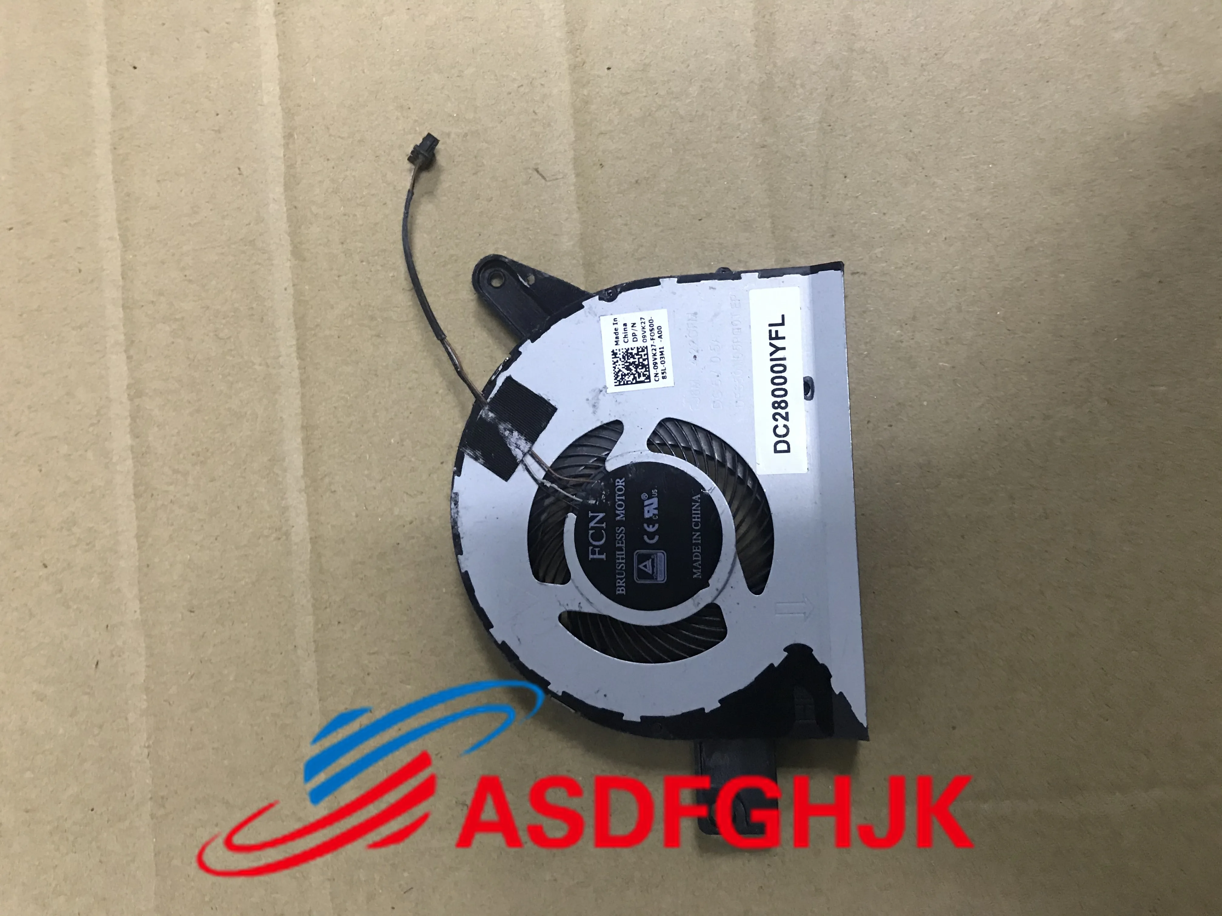 Original CPU Cooling Fan for Dell Latitude 5580 5590 DC28000IYFL 09VK27 9VK27 CN-09VK27 100% TESED OK
Original CPU Cooling Fan for Dell Latitude 5580 5590 DC28000IYFL 09VK27 9VK27 CN-09VK27 100% TESED OK