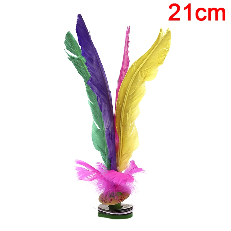 

1pc China Jianzi Footbal Foot Kick Handwheel Fancy Goose Feather Shuttlecock Fitness Entertainment For Physical Exercise