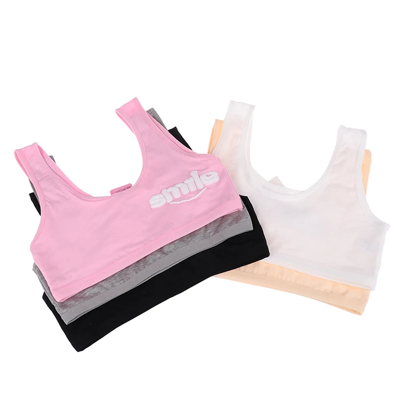 1pc Teen Bra Girl Vest Cotton Spandex Big Girl's Sport 7-14 Years Adolescente Kids Underwear Letter Racerback Training
1pc Teen Bra Girl Vest Cotton Spandex Big Girl's Sport 7-14 Years Adolescente Kids Underwear Letter Racerback Training