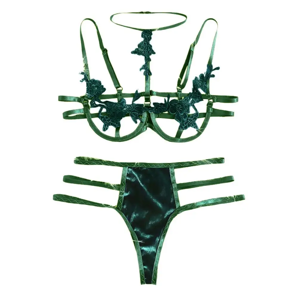 Fashionable Women's Lingerie Porno Lace Underwire Underwear Tops and Briefs Transparent Bra Sous Vetement Femme Sexy Ensemble 
Fashionable Women's Lingerie Porno Lace Underwire Underwear Tops and Briefs Transparent Bra Sous Vetement Femme Sexy Ensemble