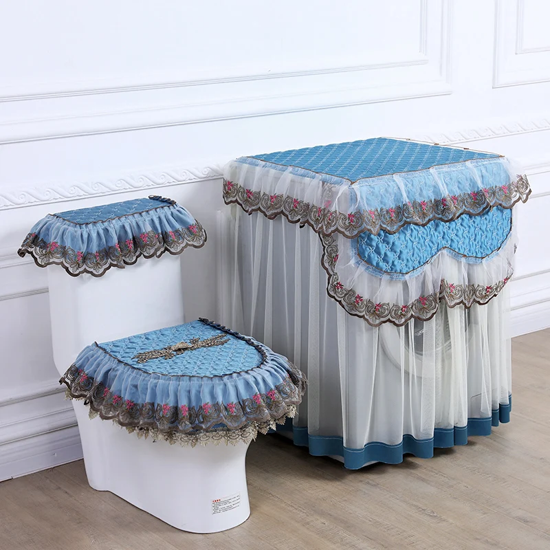 3pcs set European High-End Fabric Lace Toilet Three-Piece Set Automatic Roller Washing Machine Cover Toilet Mat Set Household
3pcs set European High-End Fabric Lace Toilet Three-Piece Set Automatic Roller Washing Machine Cover Toilet Mat Set Household