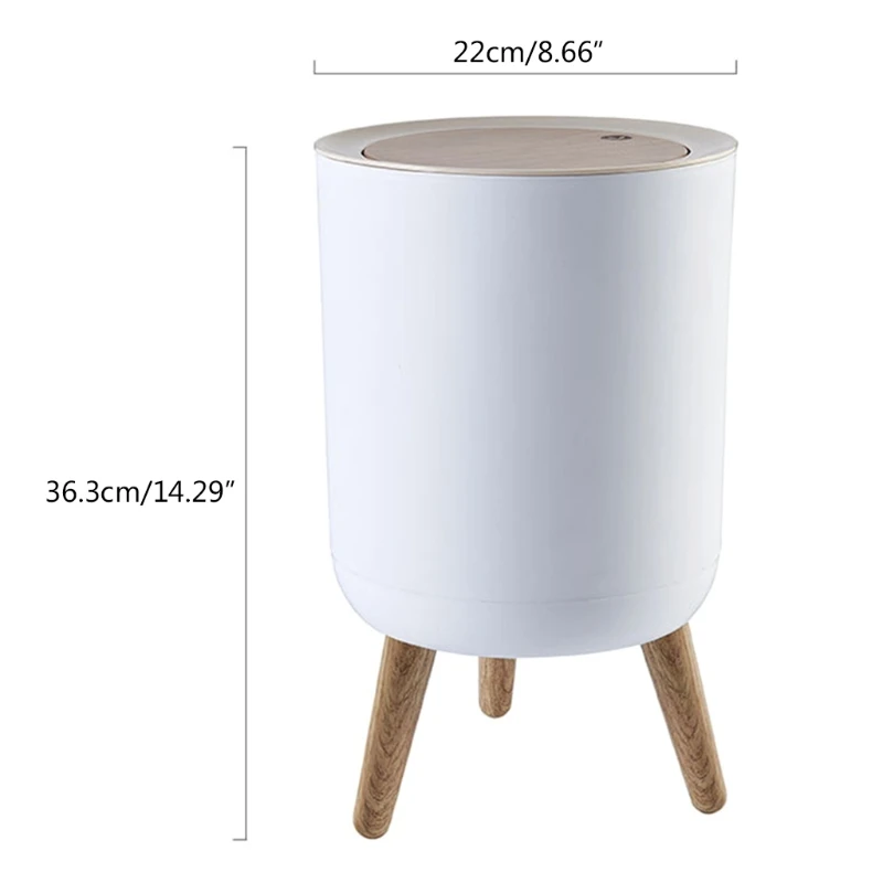 Household Creative With Lid Press Living Room Toilet Bathroom Kitchen Nordic Style Ins High-foot Imitation Wood Grain Trash Can
Household Creative With Lid Press Living Room Toilet Bathroom Kitchen Nordic Style Ins High-foot Imitation Wood Grain Trash Can