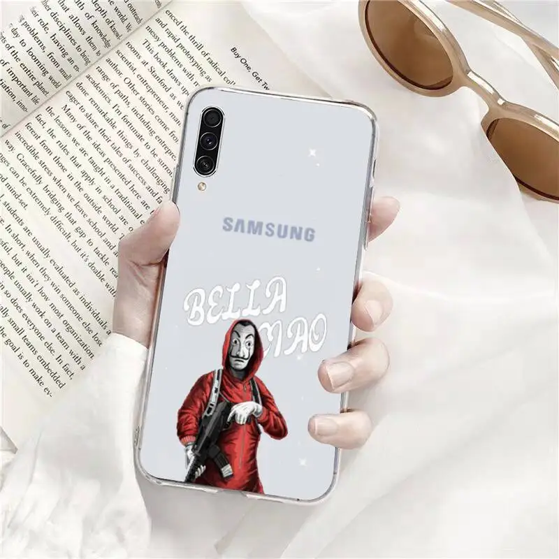 Money Heist Phone Case Transparent For Samsung Galaxy A71 A21s S8 S9 S10 plus note 20 ultra
Money Heist Phone Case Transparent For Samsung Galaxy A71 A21s S8 S9 S10 plus note 20 ultra