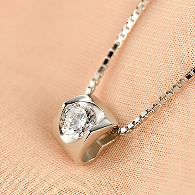 5.0mm Retro Jewelry White Gold Color Sterling Silver Pendant for Women Vintage Simple Jewelry for Women S925 CHD0079 
5.0mm Retro Jewelry White Gold Color Sterling Silver Pendant for Women Vintage Simple Jewelry for Women S925 CHD0079