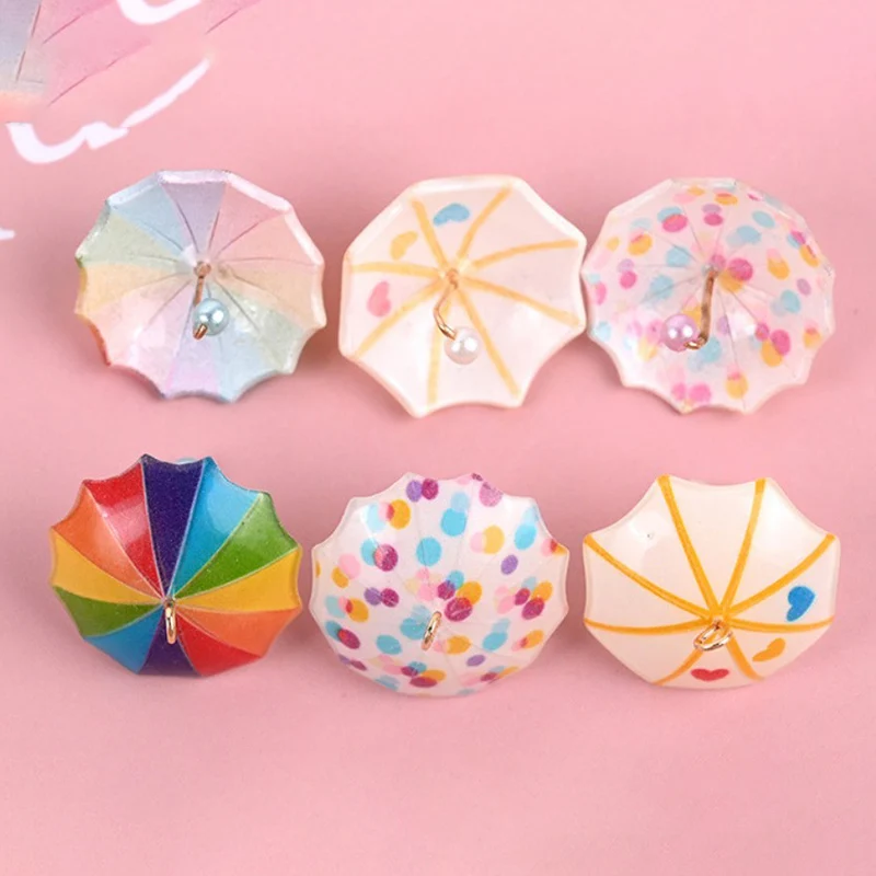 10pcs New Colorful Simulation Small Umbrella Charms for 1:12 Dollhouse Miniature Pendant DIY Jewelry Findings
10pcs New Colorful Simulation Small Umbrella Charms for 1:12 Dollhouse Miniature Pendant DIY Jewelry Findings