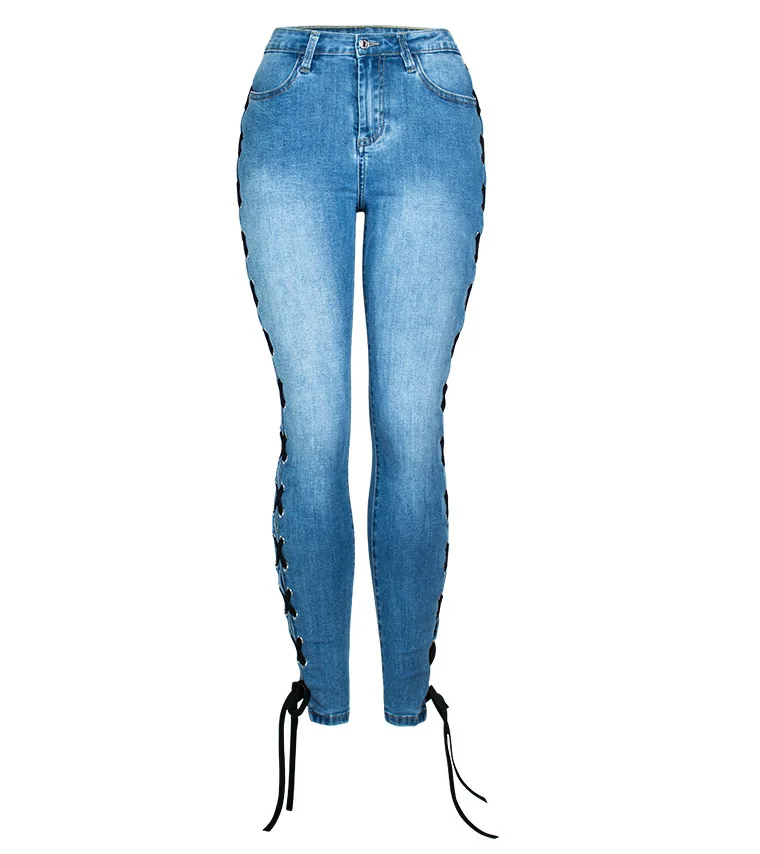 2021 New Arrival Summer Style Female Fashion Sexy Summer Banadage Blue Skinny High Waist Hot Night Club Denim Stright Pants
2021 New Arrival Summer Style Female Fashion Sexy Summer Banadage Blue Skinny High Waist Hot Night Club Denim Stright Pants