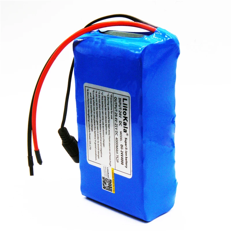 HK LiitoKala 7S2P 24V 4Ah 18650 Battery pack 29.4V 4000mAh Rechargeable Battery Mini Portable Charger For LED/Lamp/Camera
HK LiitoKala 7S2P 24V 4Ah 18650 Battery pack 29.4V 4000mAh Rechargeable Battery Mini Portable Charger For LED/Lamp/Camera