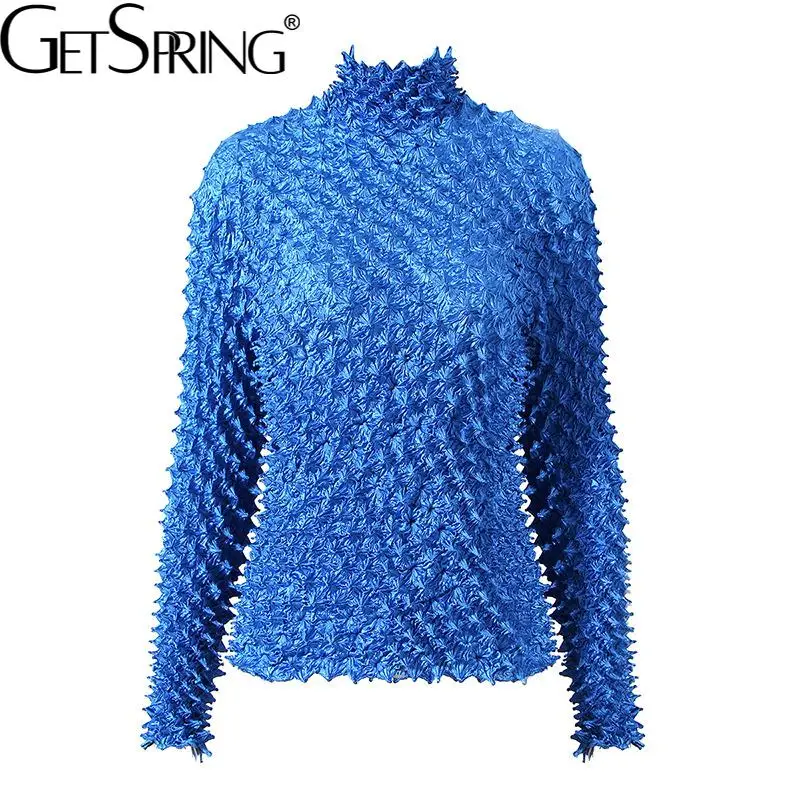 Getspring Women Sweater Irregular Turtleneck Pullover Sweaters All Match Black Pink Blue Vintage Sexy Knitting Tops Women 2021
Getspring Women Sweater Irregular Turtleneck Pullover Sweaters All Match Black Pink Blue Vintage Sexy Knitting Tops Women 2021