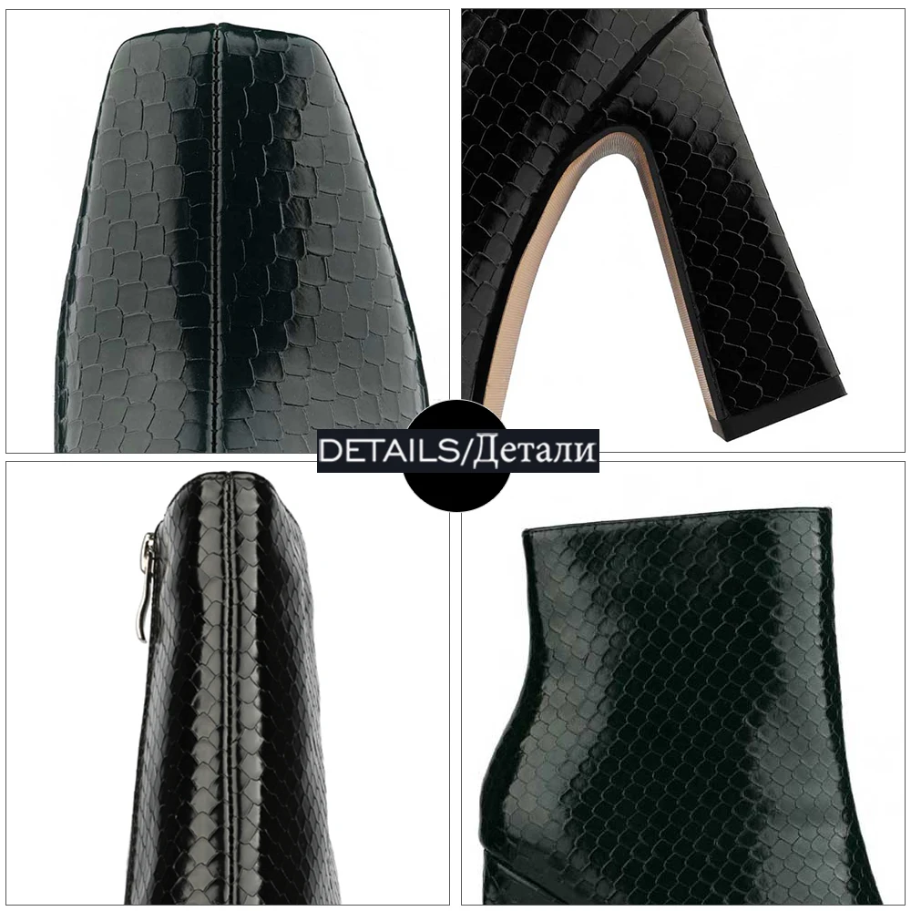 WETKISS Ankle Boots Women Thick High Heels Big Size Ladies Booties Fashion Square Toe Shoes Woman Autumn Winter Shoes 5 Colors
WETKISS Ankle Boots Women Thick High Heels Big Size Ladies Booties Fashion Square Toe Shoes Woman Autumn Winter Shoes 5 Colors