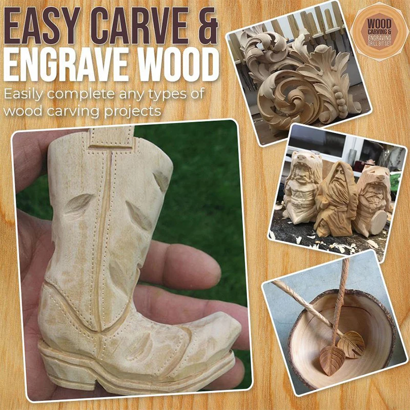 Wood Carving and Engraving Drill Bit Set for Wood Wookworking Works TT-best
Wood Carving and Engraving Drill Bit Set for Wood Wookworking Works TT-best