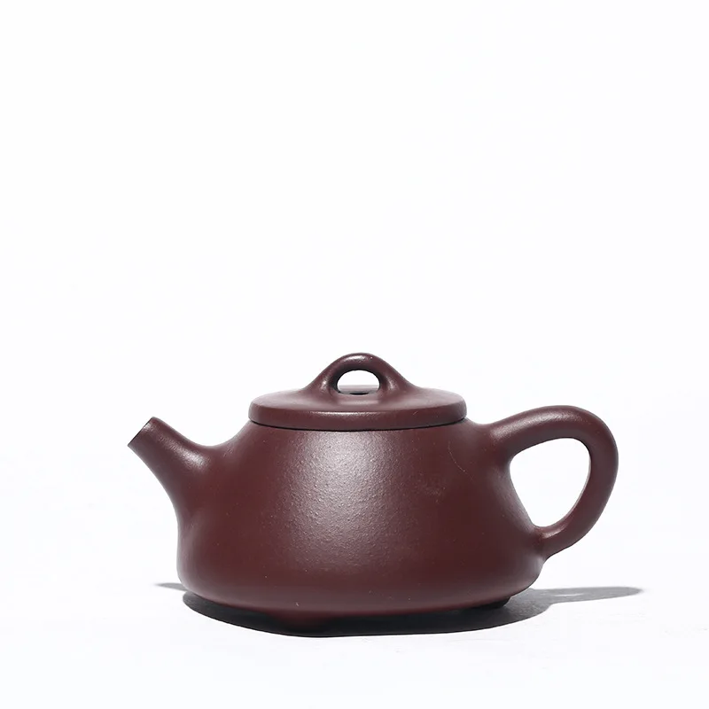 

Ziye Stone Scoop Pot Zisha Teapot Yixing Handmade Pot Kung-fu Teaware Purple Clay Drinkware For Puer Green Black Chinese Tea