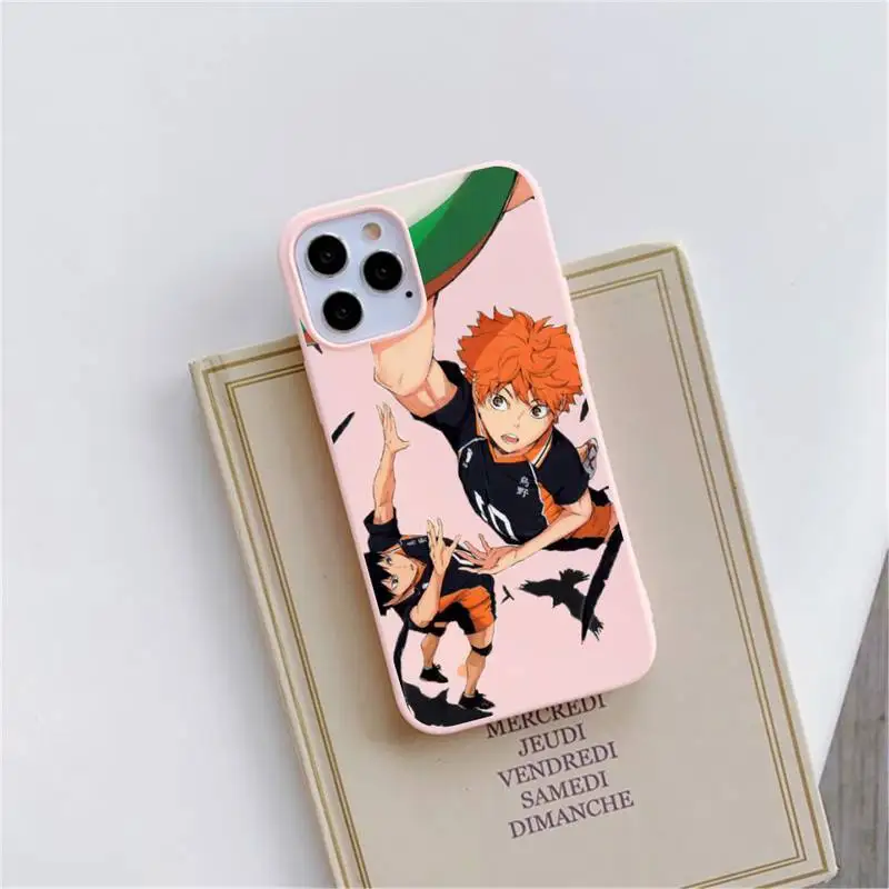 Cute Japan Anime Oya Haikyuu Phone Case Pink Candy Color for iPhone 11 12 mini pro XS MAX 8 7 6 6S Plus X SE 2020 XR 
Cute Japan Anime Oya Haikyuu Phone Case Pink Candy Color for iPhone 11 12 mini pro XS MAX 8 7 6 6S Plus X SE 2020 XR