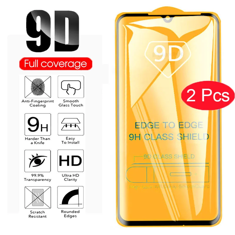 Защитное стекло 9D для Xiaomi Redmi Note 8 7 Pro 2 шт. экрана Xiomi Red mi Note8 7s Note7 Note8Pro закаленное