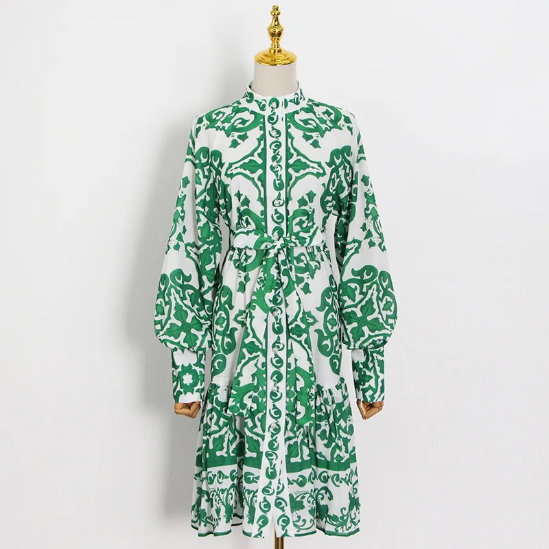 Women Summer Casual Holiday Dress Floral Dress Knee Length Long Lantern Sleeve High Waist Tunic Sashes
Women Summer Casual Holiday Dress Floral Dress Knee Length Long Lantern Sleeve High Waist Tunic Sashes