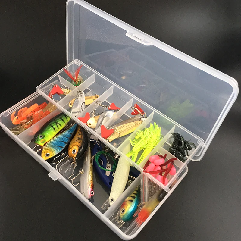 85Pcs/set Fishing Lures Hooks Set Mixed Hard Lures Soft Baits Pliers Set for Saltwater Freshwater Fishing BHD2
85Pcs/set Fishing Lures Hooks Set Mixed Hard Lures Soft Baits Pliers Set for Saltwater Freshwater Fishing BHD2