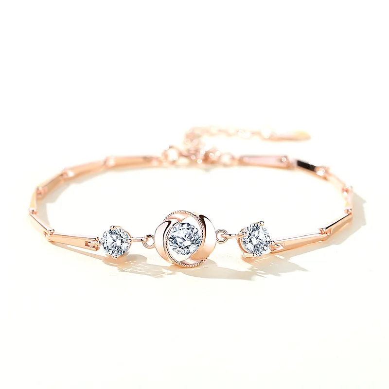 925 Sterling Silver Rose Bracelet Women Mori Creative Flower Bracelet Zirconia Ins Jewelry Elegant Birthday Friends Gift
925 Sterling Silver Rose Bracelet Women Mori Creative Flower Bracelet Zirconia Ins Jewelry Elegant Birthday Friends Gift