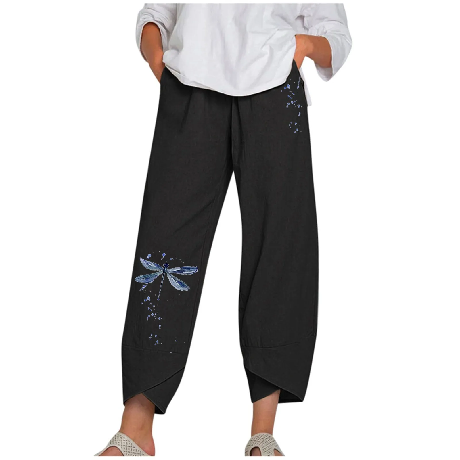 40# Women Casual Printed Pant Trousers Elastic Waist Pant Pocket Loose Harem Pants Casual Athestic Joggers Pantalon Pour Femme
40# Women Casual Printed Pant Trousers Elastic Waist Pant Pocket Loose Harem Pants Casual Athestic Joggers Pantalon Pour Femme