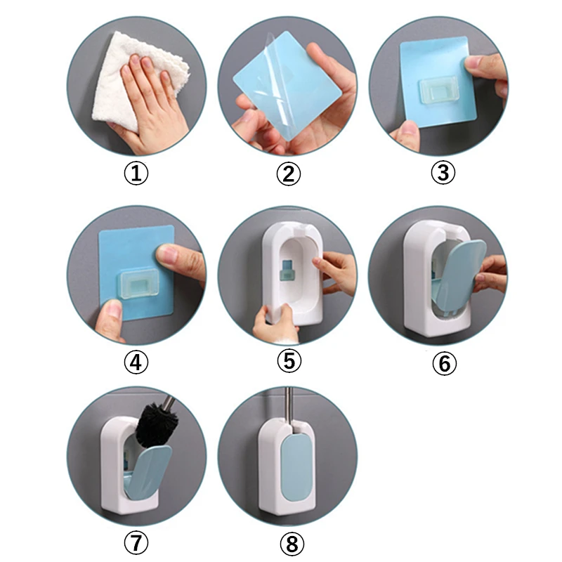 Bathroom toilet wall-mounted toilet brush long handle household set no dead corner soft hair toilet cleaning toilet brush
Bathroom toilet wall-mounted toilet brush long handle household set no dead corner soft hair toilet cleaning toilet brush