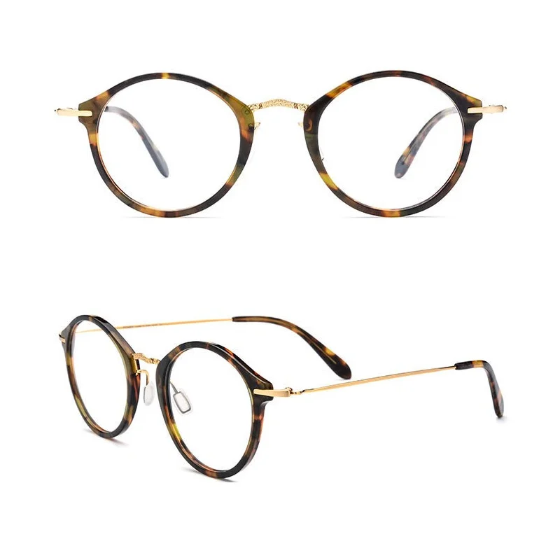 New Prescription Glasses Frame Classic Round Reading Eyeglasses Men Women Myopia Acetate Spectacles Blue light Optical Gafas
New Prescription Glasses Frame Classic Round Reading Eyeglasses Men Women Myopia Acetate Spectacles Blue light Optical Gafas